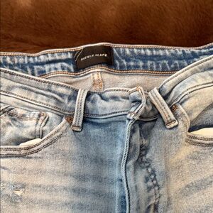 Buckle Light Blue Ankle & Cropped Jeans